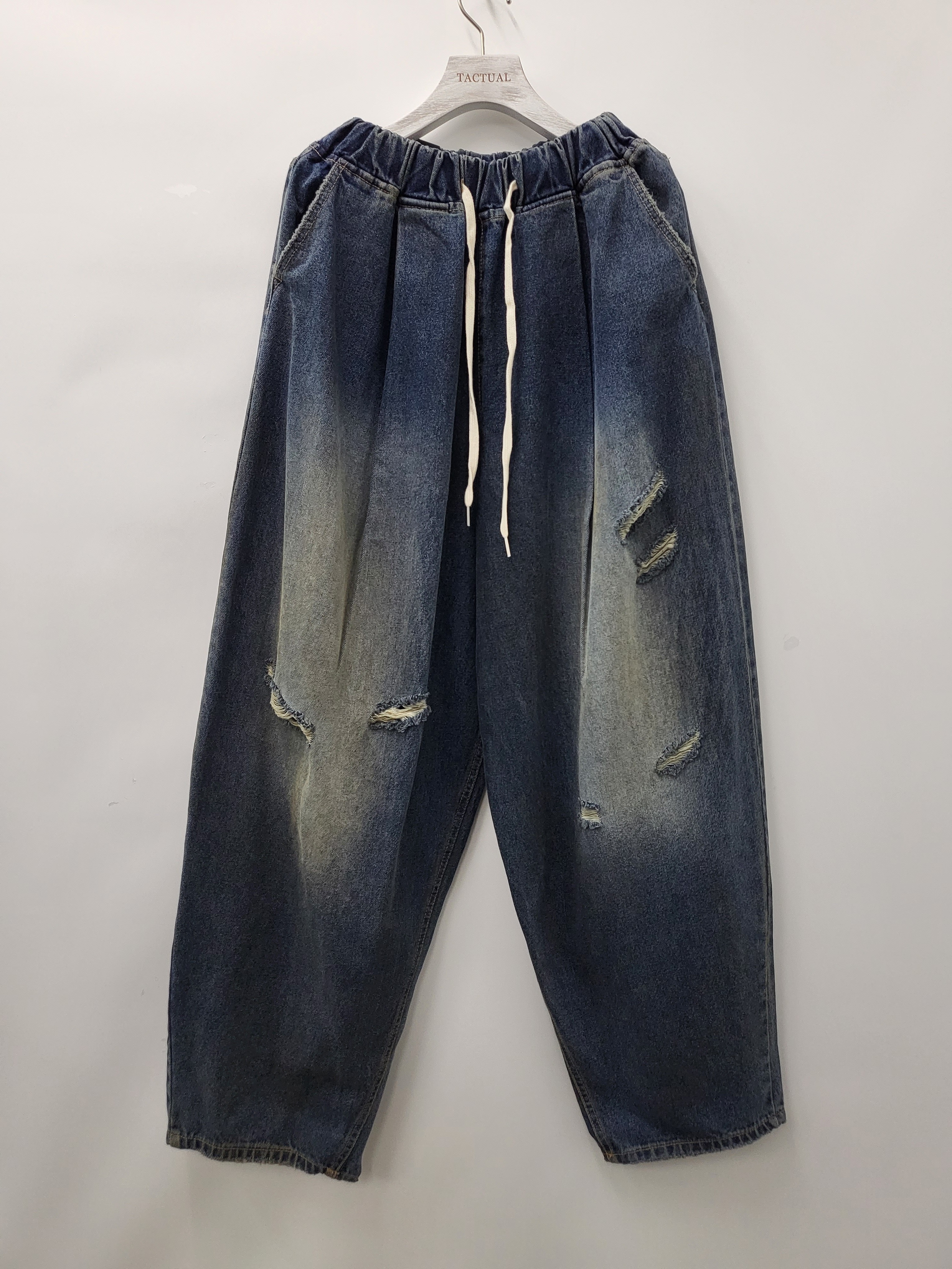 洗水超鬆身牛仔褲 P2602