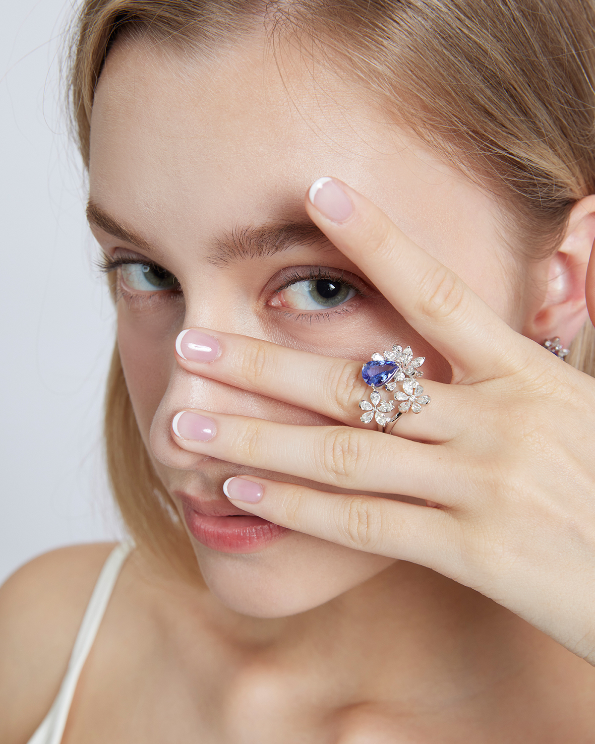 WONDERLAND - 巴黎午夜 坦桑石戒指（多穿戴式珠寶）