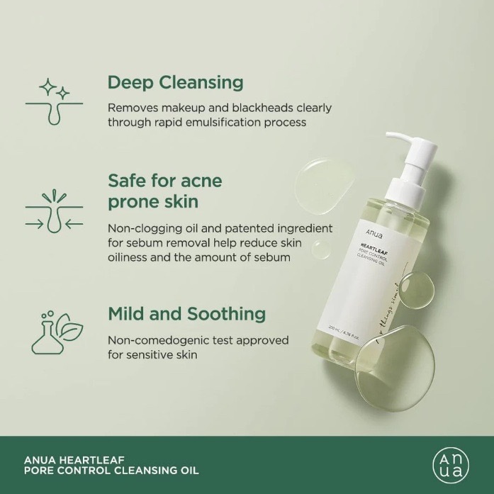 《現貨》Anua Heartleaf Pore Control Cleansing Oil