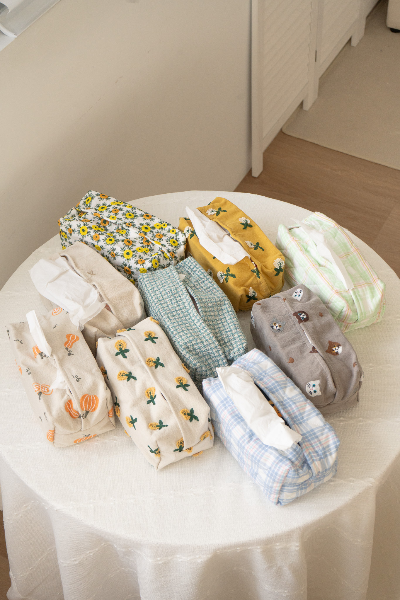 立體刺繡衛生紙套