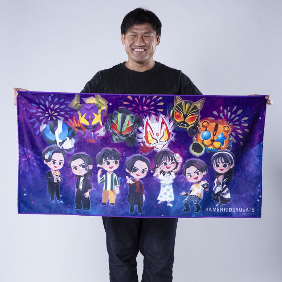 Pbandai 預訂2023/11月 仮面ライダーギーツ　デフォルメ　バスタオル　花火柄