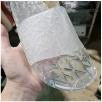 [S] DKNY TINZLI JELLY SLIDE POOL SANDALS,PVC CLEAR, K1231775-CL1 [FINAL SALE] (SD674)