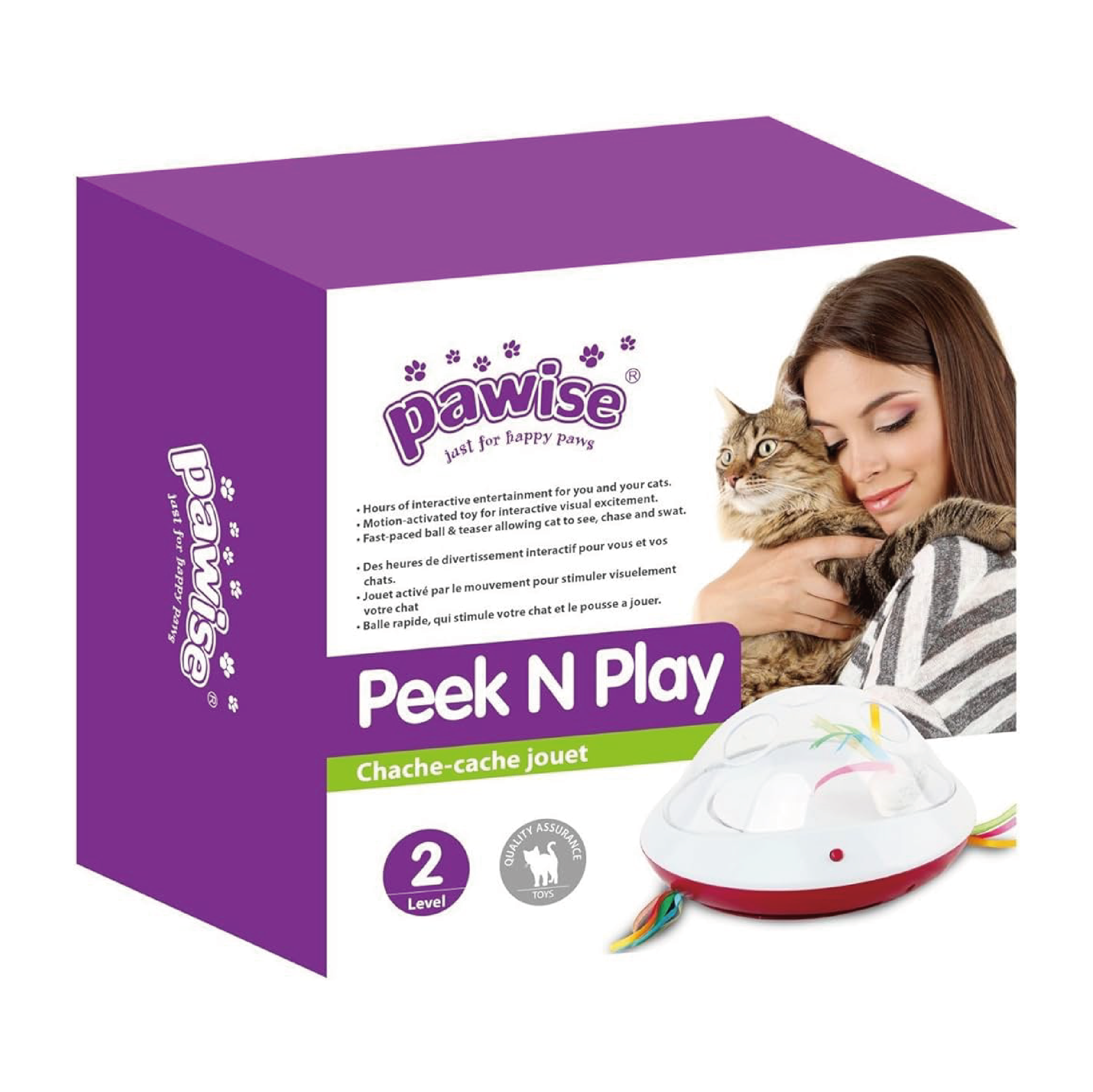 Pawise⎜貓咪互動玩具 (No.28515)
