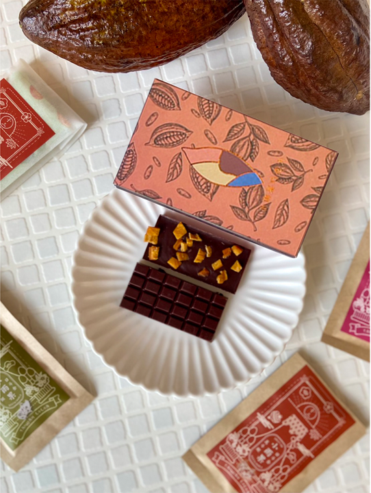 【小雨果巧克力】Mini芒果75%黑巧克力