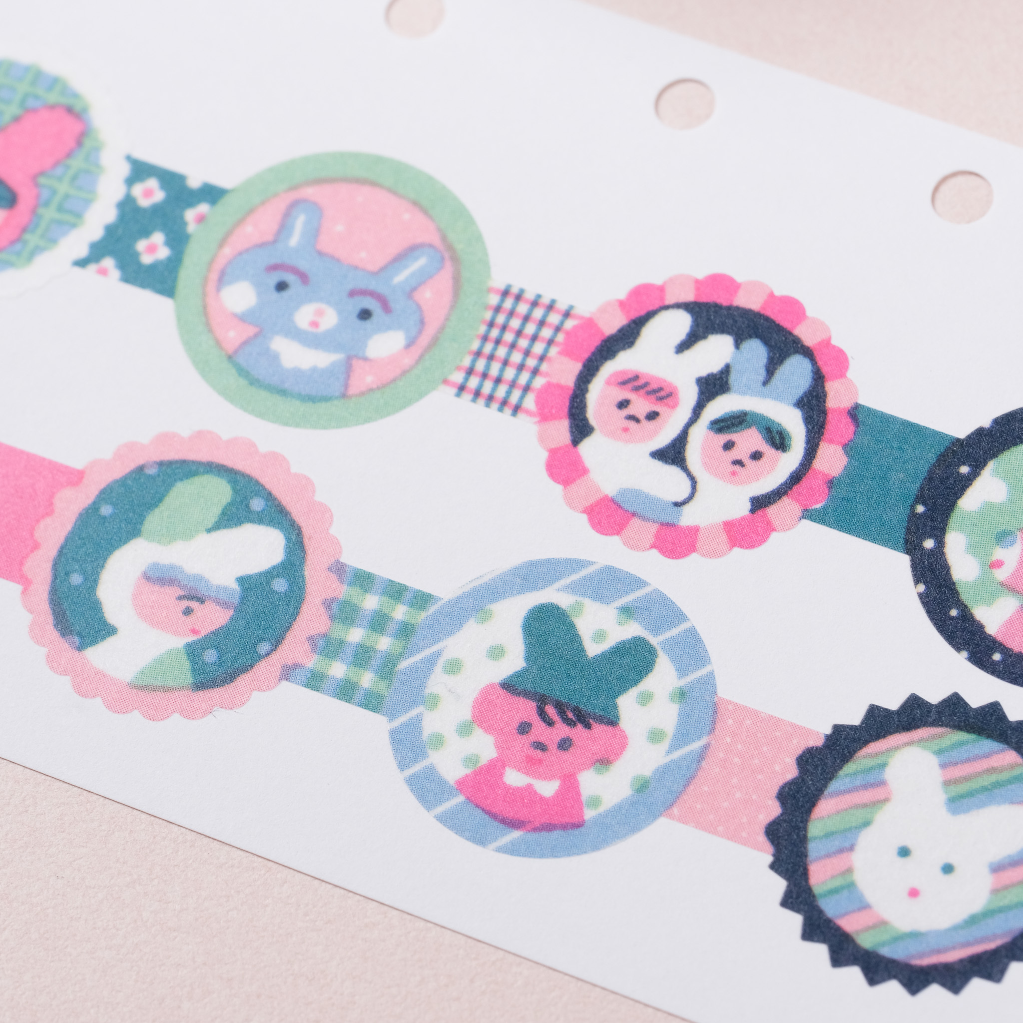 AIUEO  Masking tape usamarumado / AIUEO / JAPAN