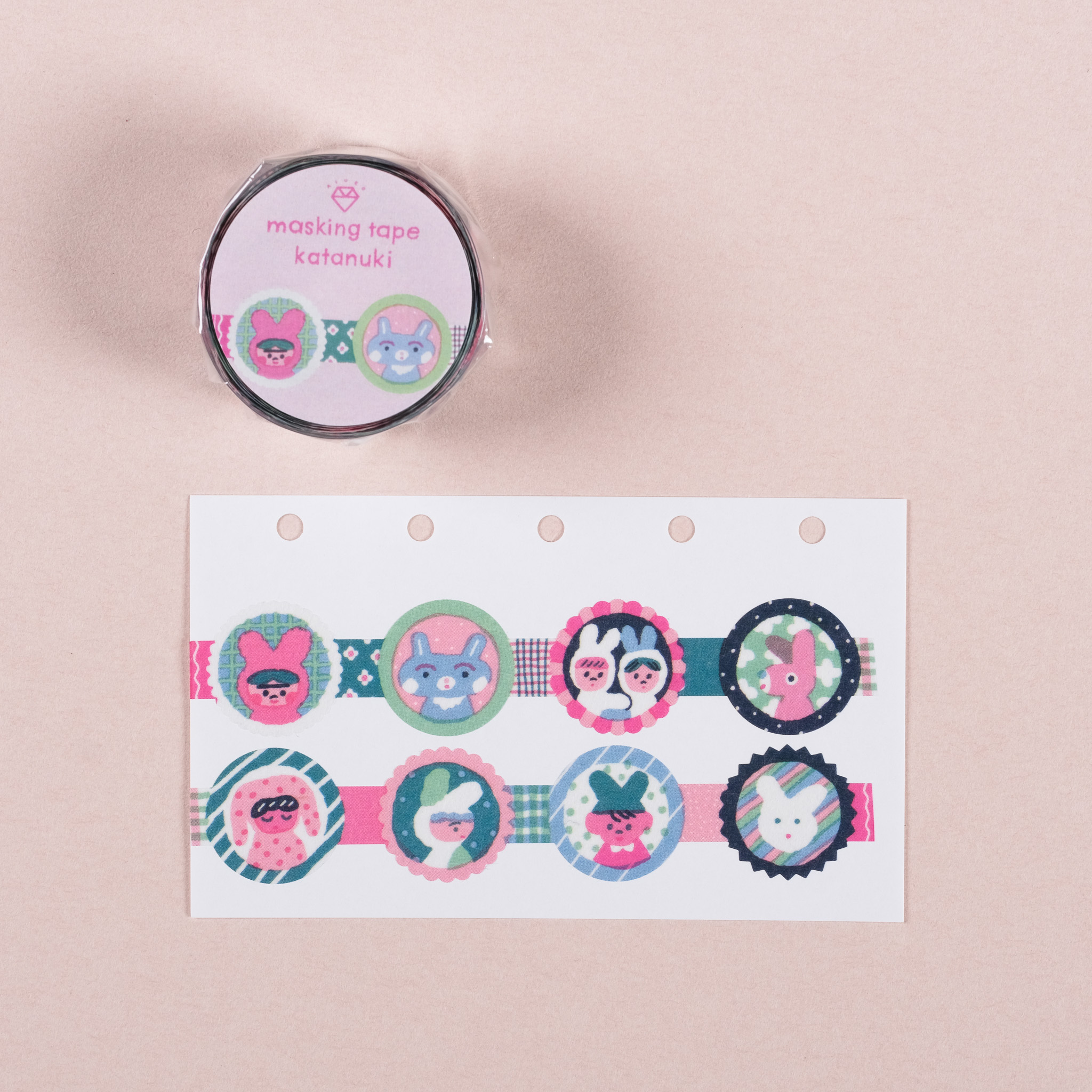 AIUEO  Masking tape usamarumado / AIUEO / JAPAN