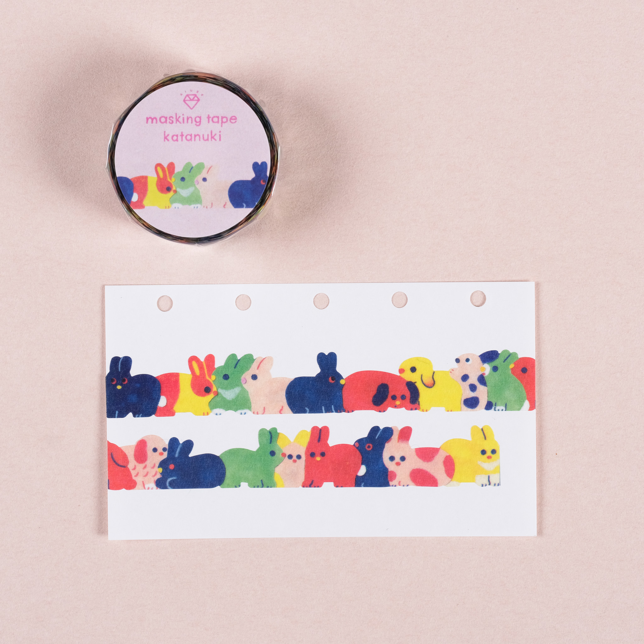 AIUEO  Masking tape GyuGyu usagi / AIUEO / JAPAN