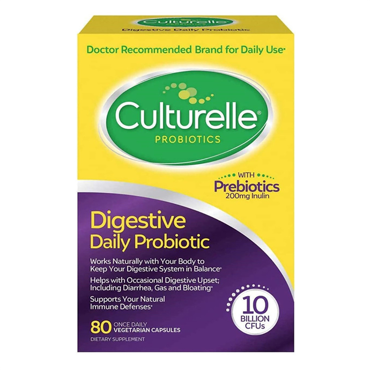 Culturelle Digestive Health Probiotic, 80 Vegetarian Capsules