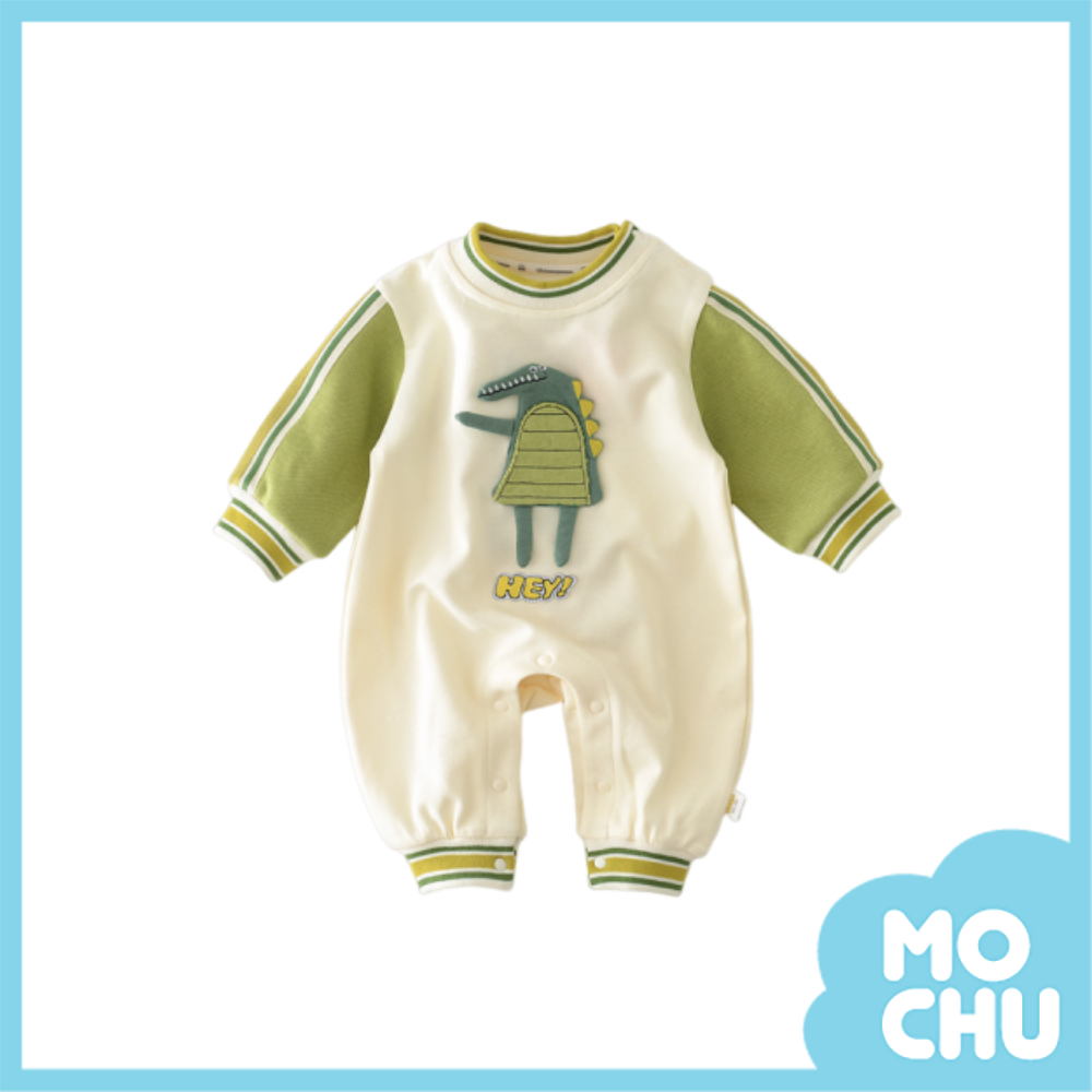 HEY~恐龍長袖連身衣