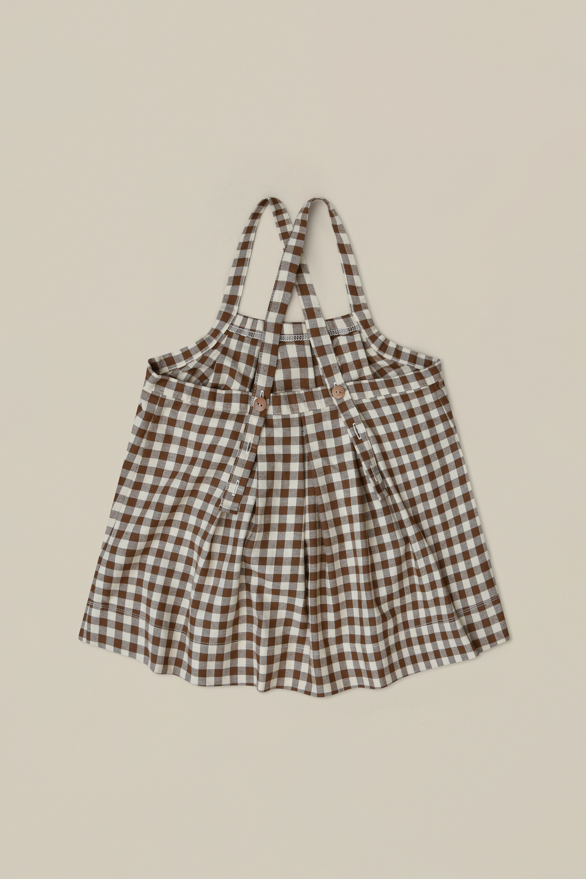 ORGANIC ZOO - 格紋吊帶裙Gingham tribe Skirt