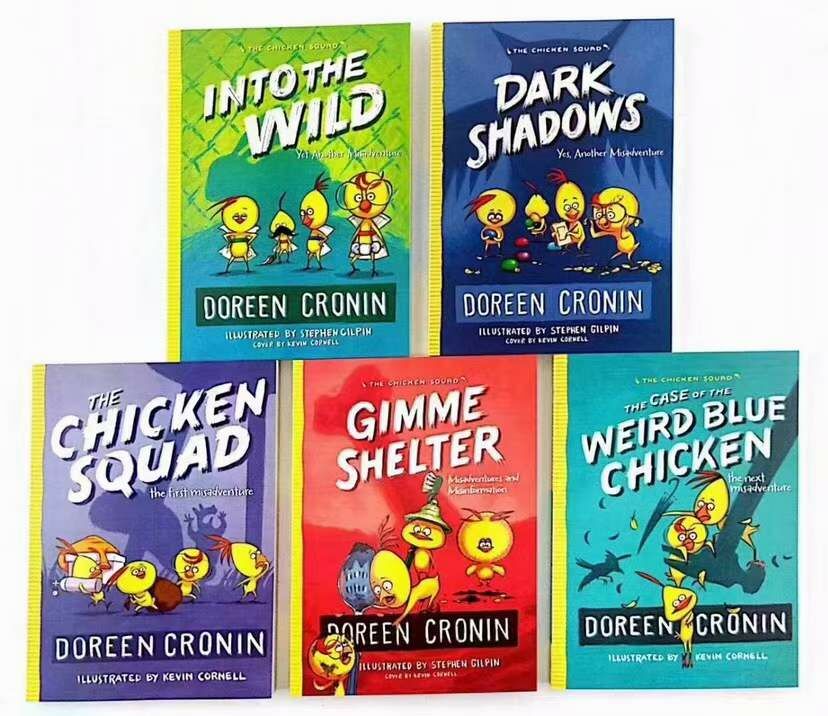 The Chicken Squad 5 books collection by Doreen Cronin