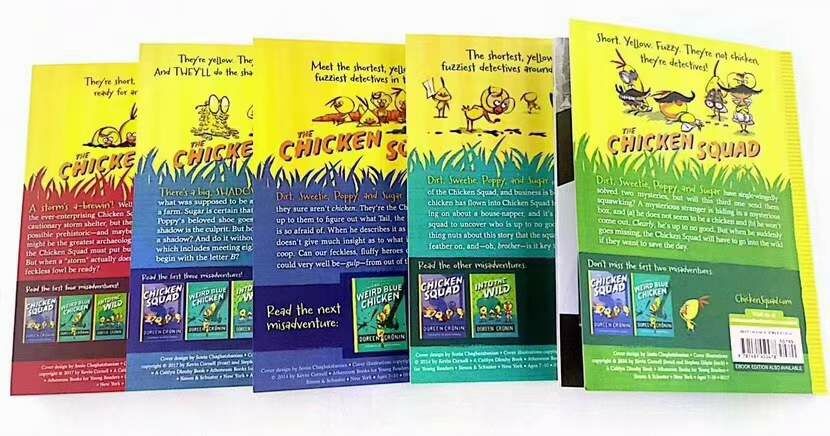 The Chicken Squad 5 books collection by Doreen Cronin