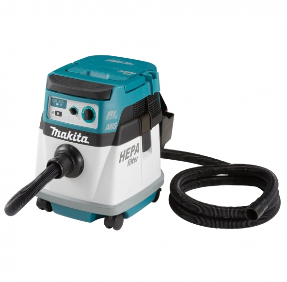 "MAKITA"牧田牌 充電式吸塵機15公升(HEPA過濾網)(藍牙連動)(鋰18Vx2=36V)(淨機)-[DVC154LZX]
