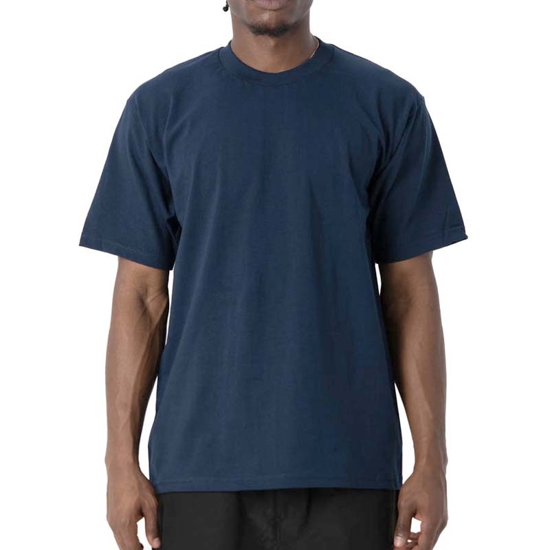 Pro Club HEAVYWEIGHT COTTON 海軍藍 重磅6.5oz 圓領短T 素T 短袖Tee 男女 PROHWTS01R [台灣現貨]