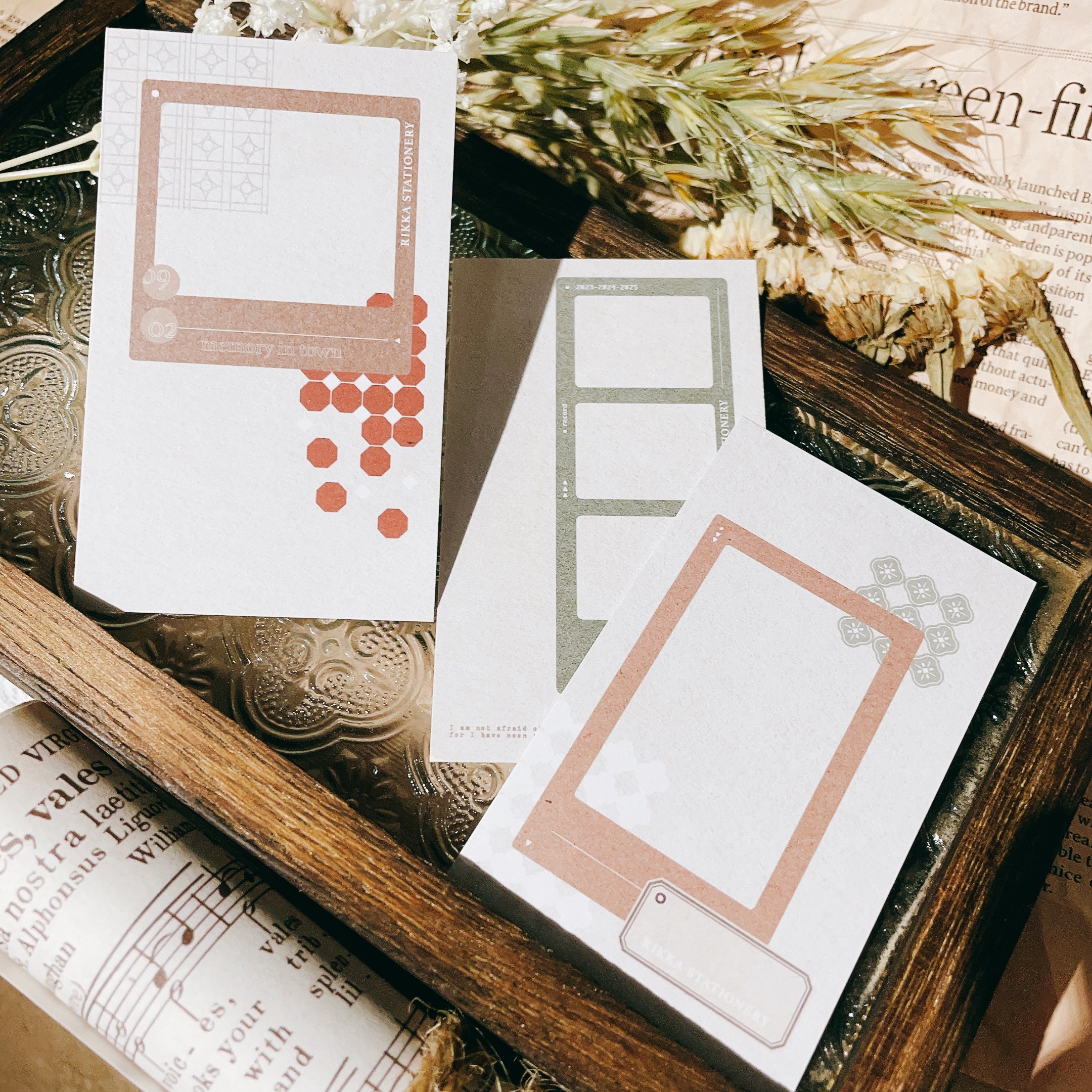 立夏 x 玖拾．記憶迴廊 拼貼素材卡 整包