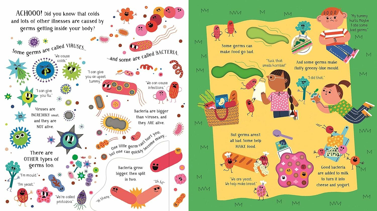 Step inside Science: Germs Board book