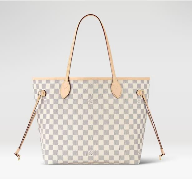 (只限每款3個) NEVERFULL M M   經典Damier Azur 帆布 手袋