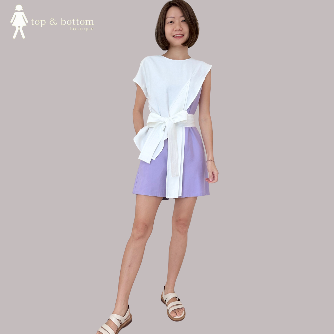 LAYERED SHORT JUMPSUIT