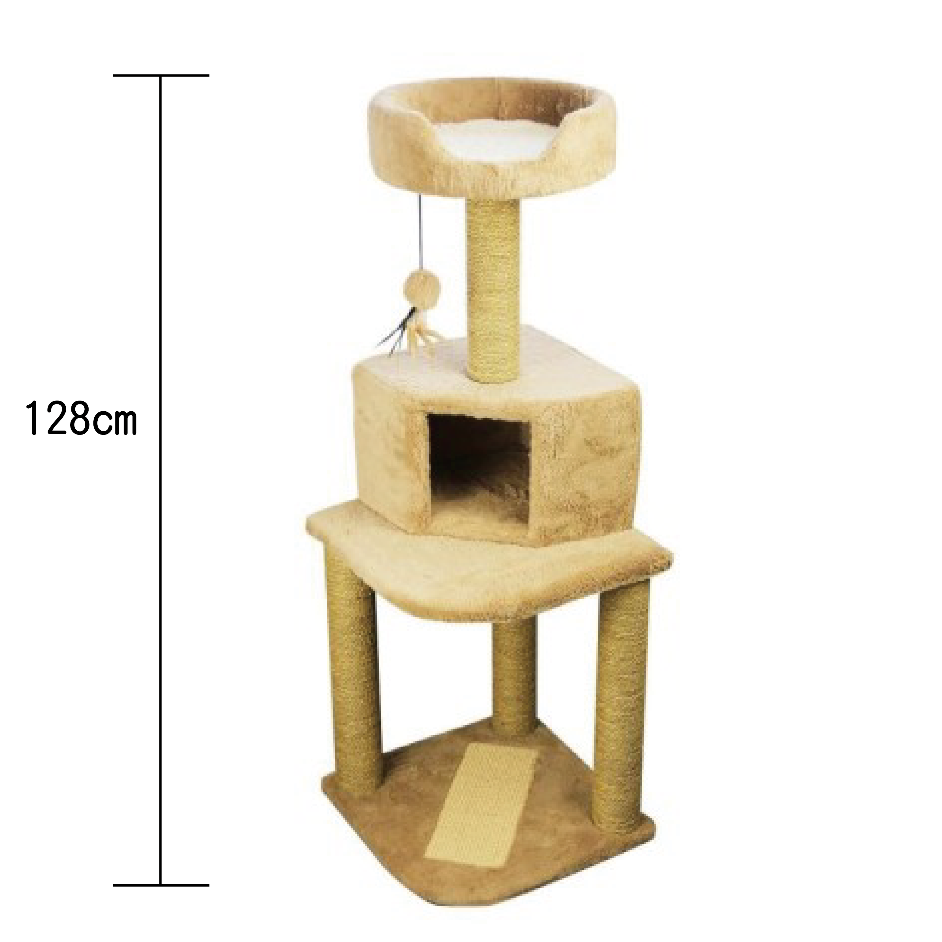 Pawise｜貓爬架 45x45x128 cm (No.28650)