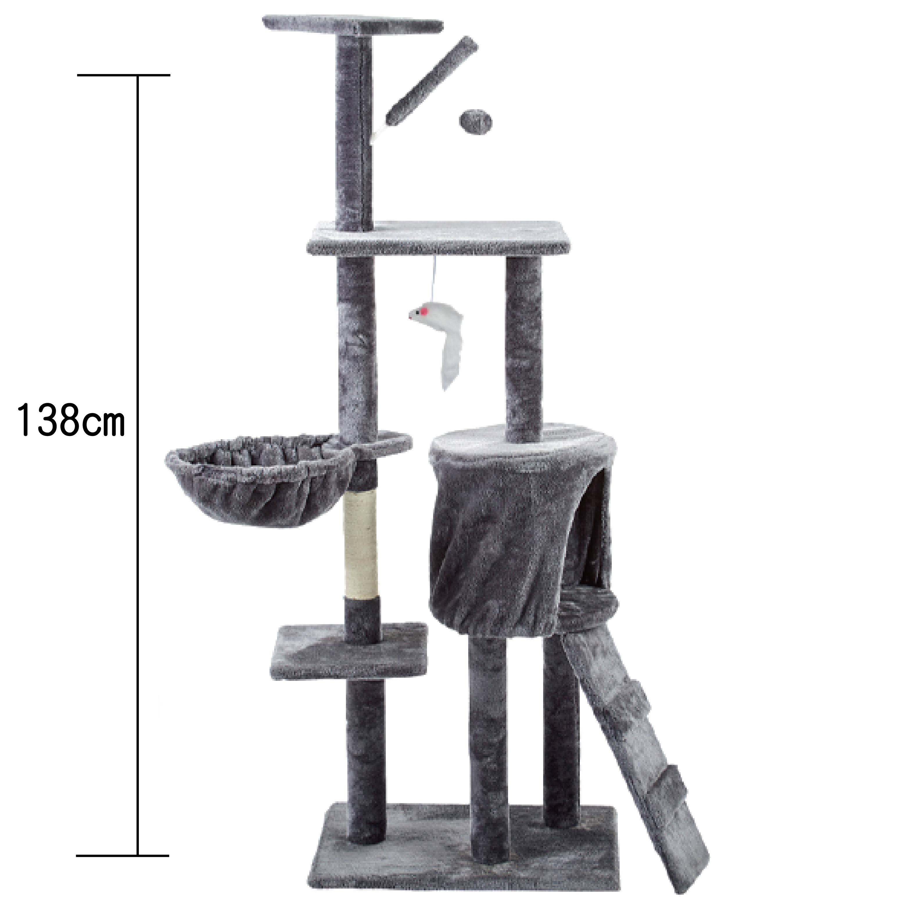 Pawise⎜大型貓攀爬休息爬架 (高:138cm) (No.28662)