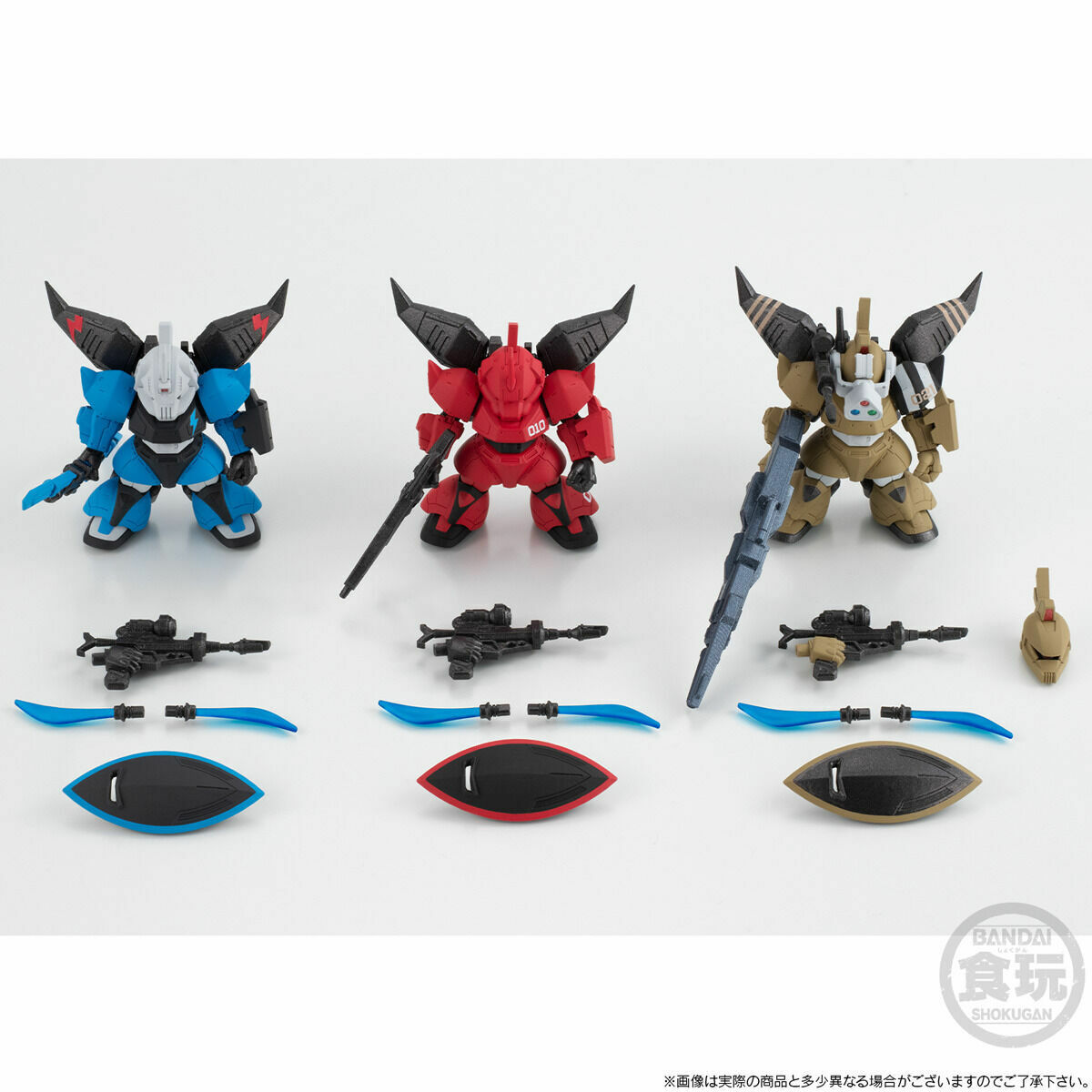 強尼.萊汀的歸來-旋風格魯古古set FW GUNDAM CONVERGE CORE THE RETURN OF JOHNNY RIDDEN SET W/O GUM