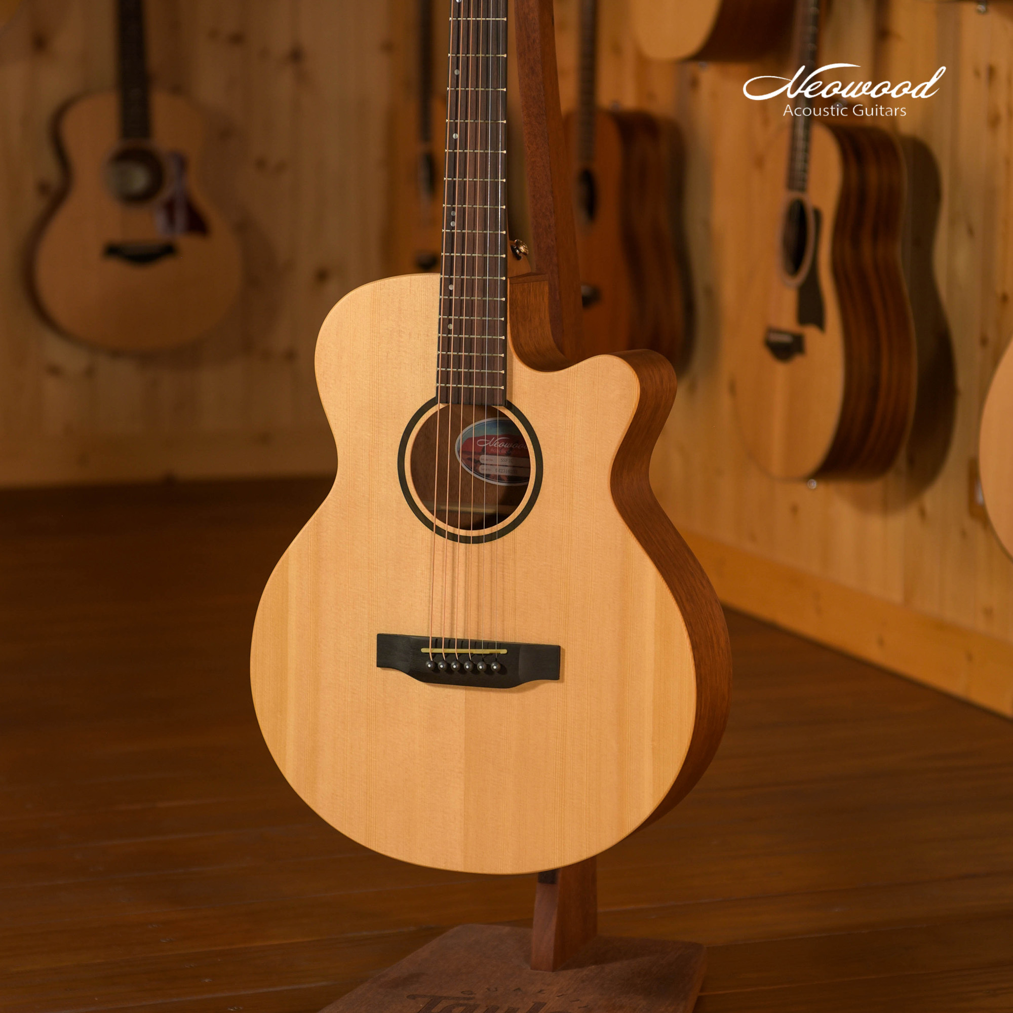 Neowood KG-SSF-1C 39吋 單板木吉他 Super Folk桶身 KeepGo系列