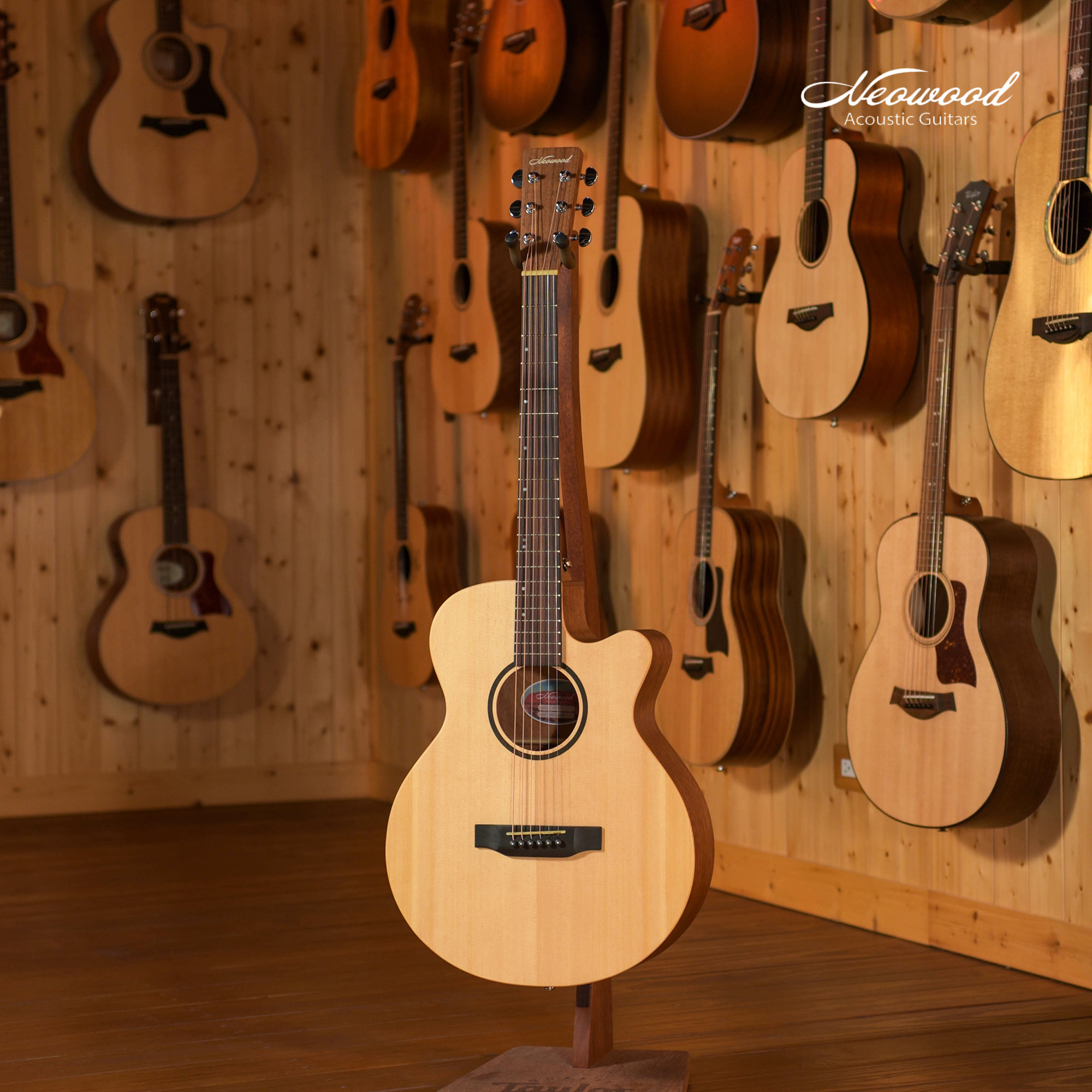 Neowood KG-SSF-1C 39吋 單板木吉他 Super Folk桶身 KeepGo系列