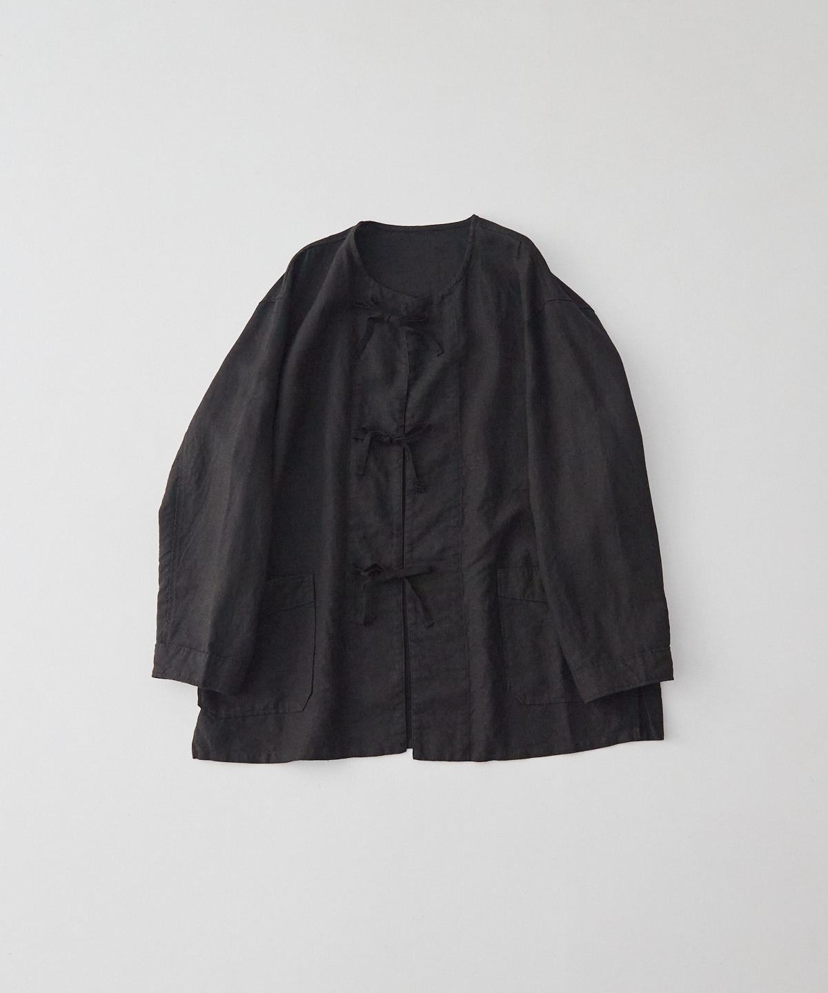 NEST ROBE CONFECT - Linen Military Sleeping Shirt Jacke