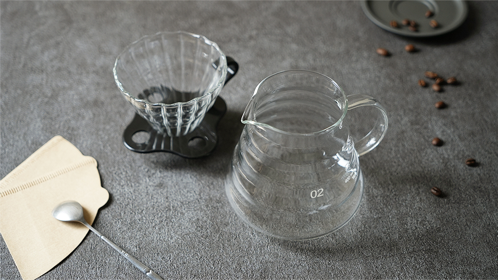 600ml大容量玻璃咖啡分享壺