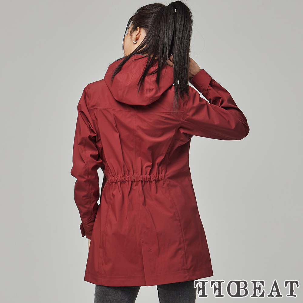 女款防水透濕極簡風衣外套|OFFBEAT 3L高機能防水透濕布料媲美Gore-tex 