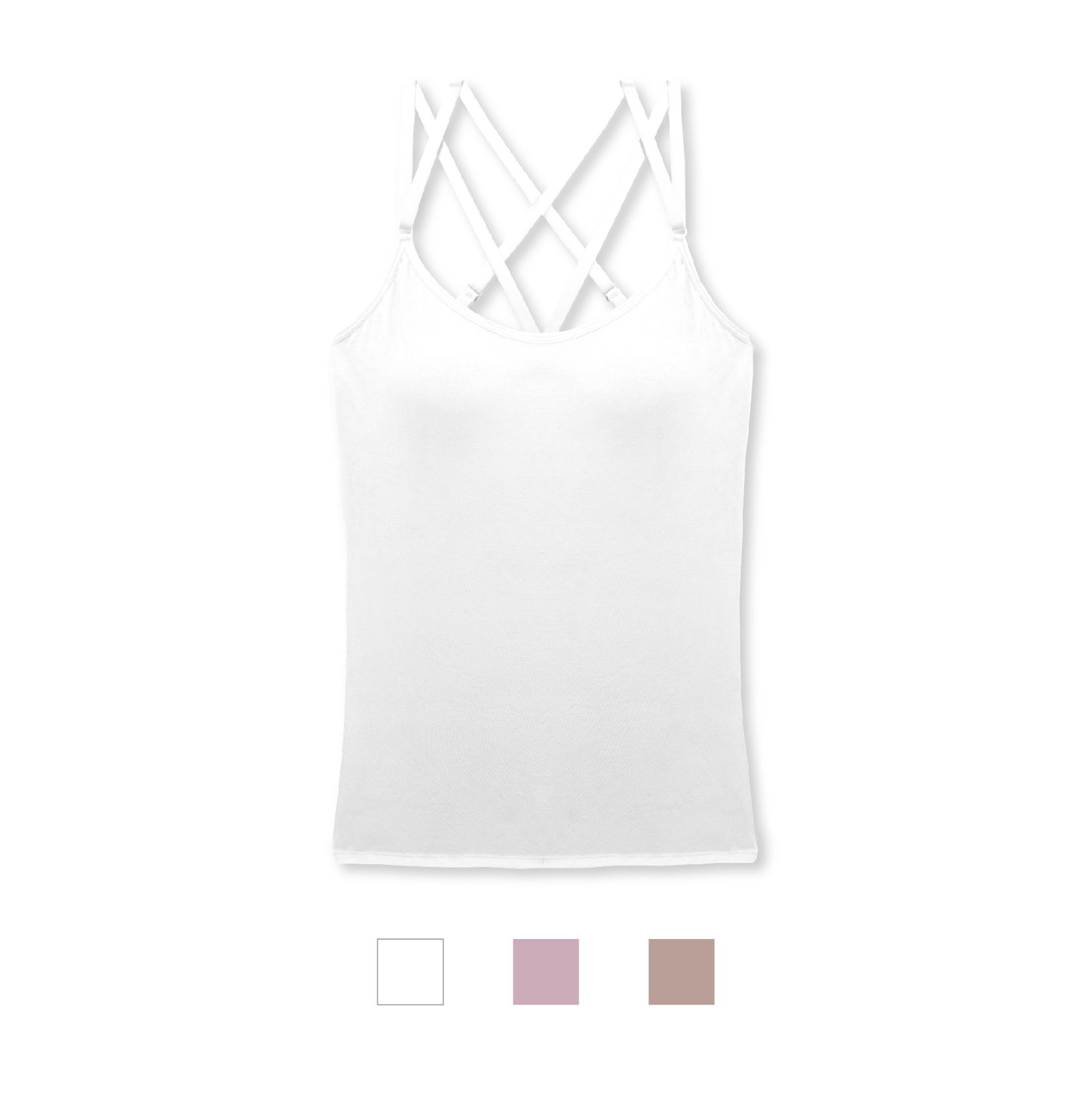 莫代爾無鋼圈背心(交叉款)