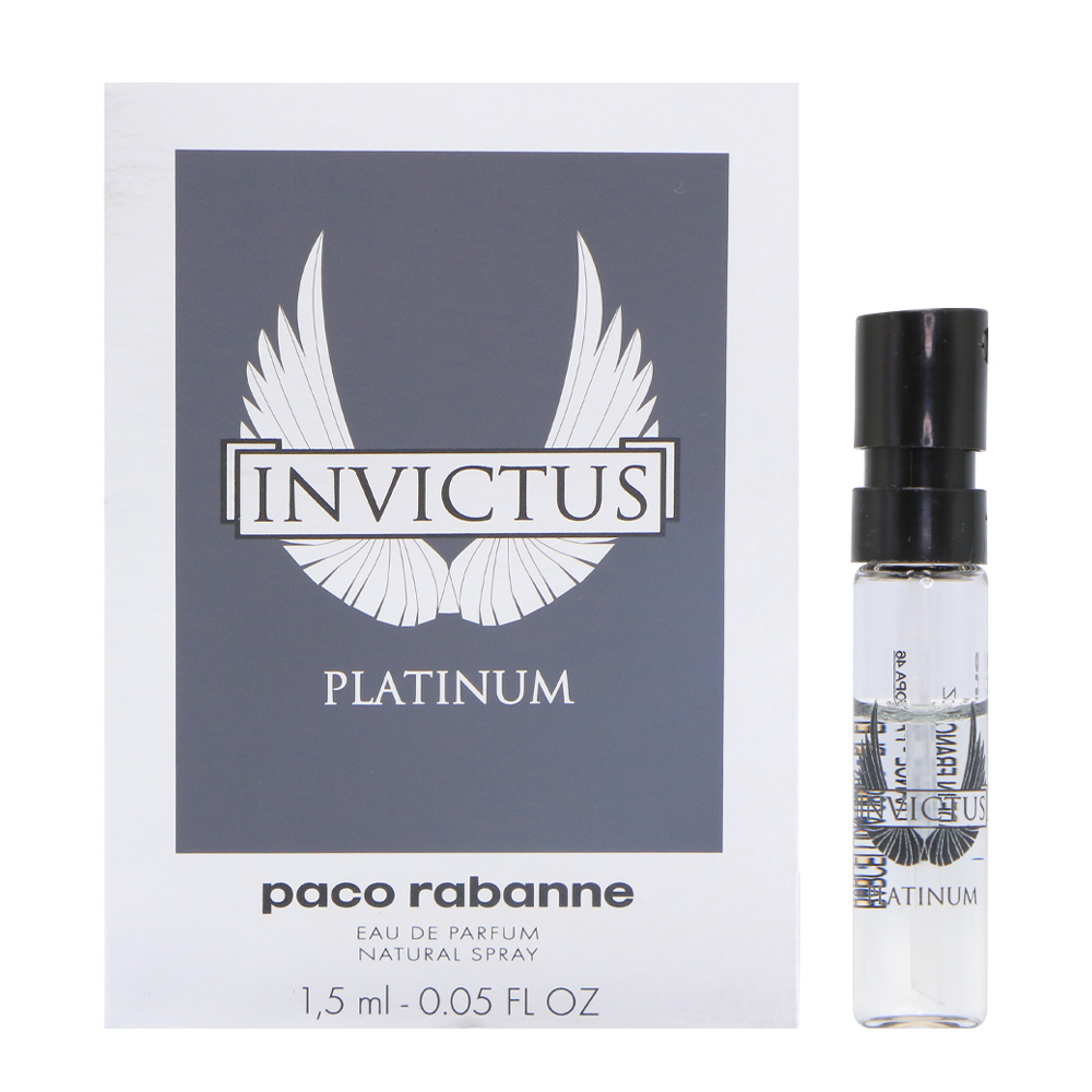 Paco Rabanne Invictus Platinum 星耀勇者男性淡香精 1.5ml 針管