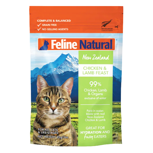 K9 Natural - Feline Natural 全貓濕糧餐包 (雞肉及羊肉盛宴) 85g