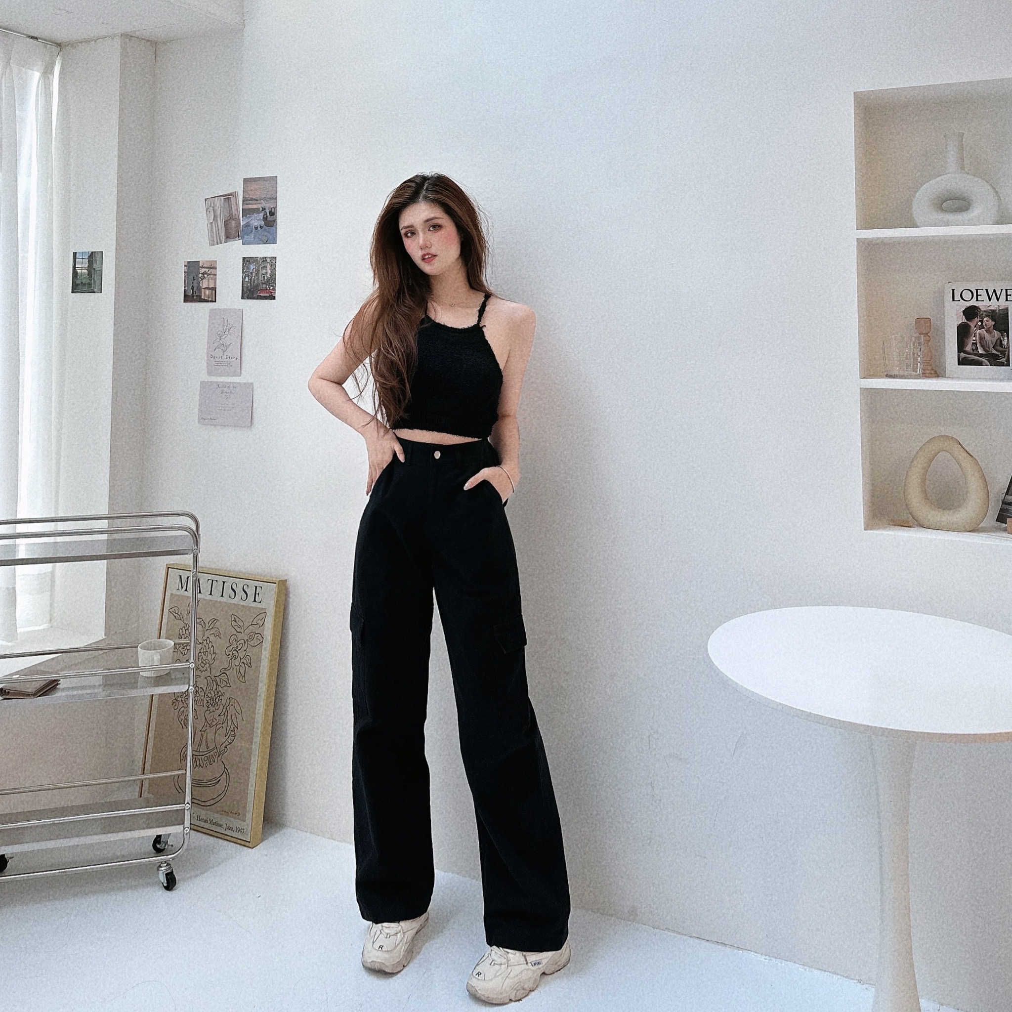 挺料休閒工裝長褲/三色