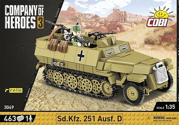 Cobi : Company of Heroes 3049 Sd.Kfz 251 Ausf. D (463pcs)