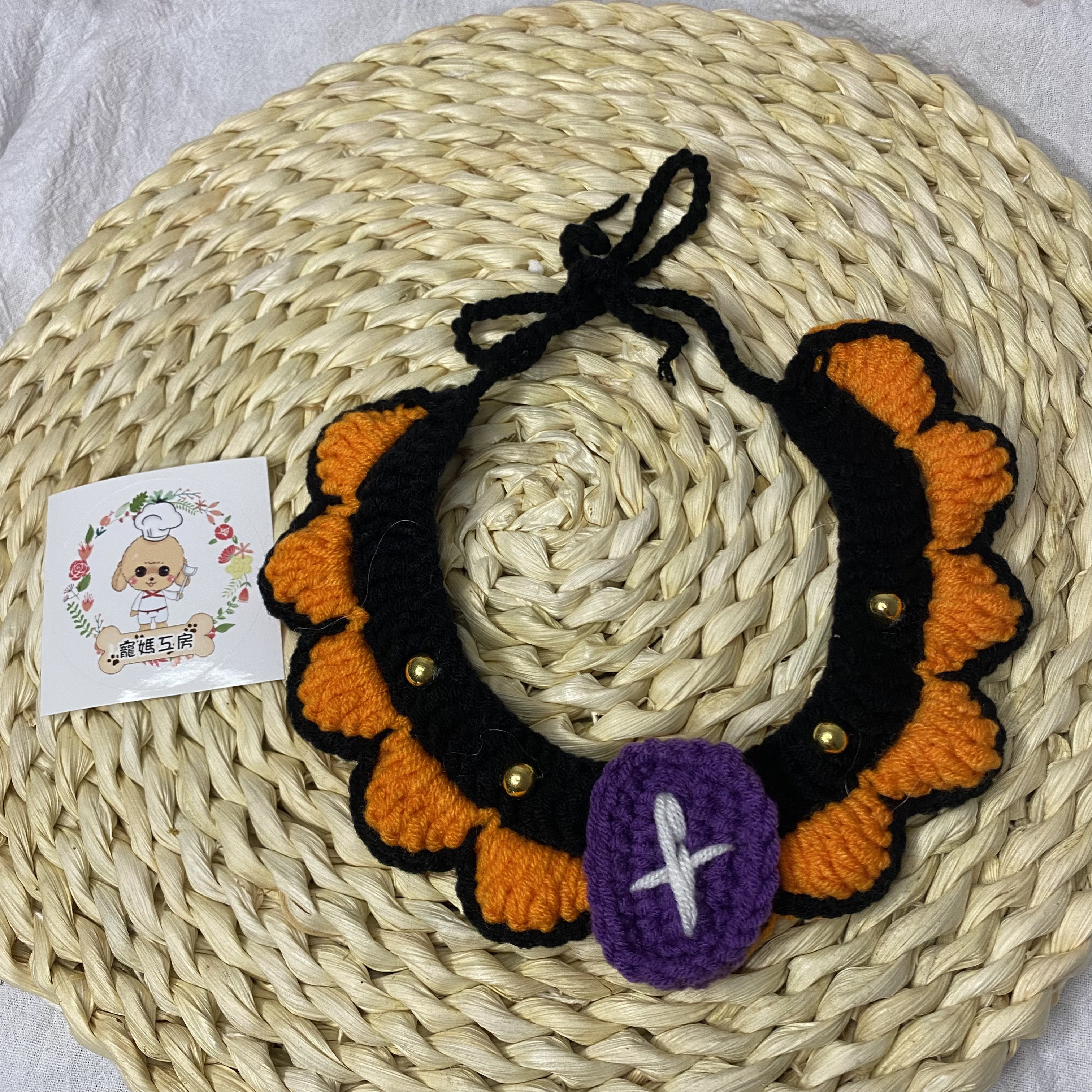 寵媽工房 - 寵物頸飾 (AC047) #萬聖節