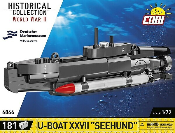 Cobi : WWII War Ship 4846 U-Boat XXVII "Seehund" (181pcs)