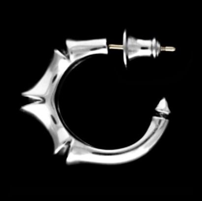 Kiss & Flow Earrings : Touches Hoop