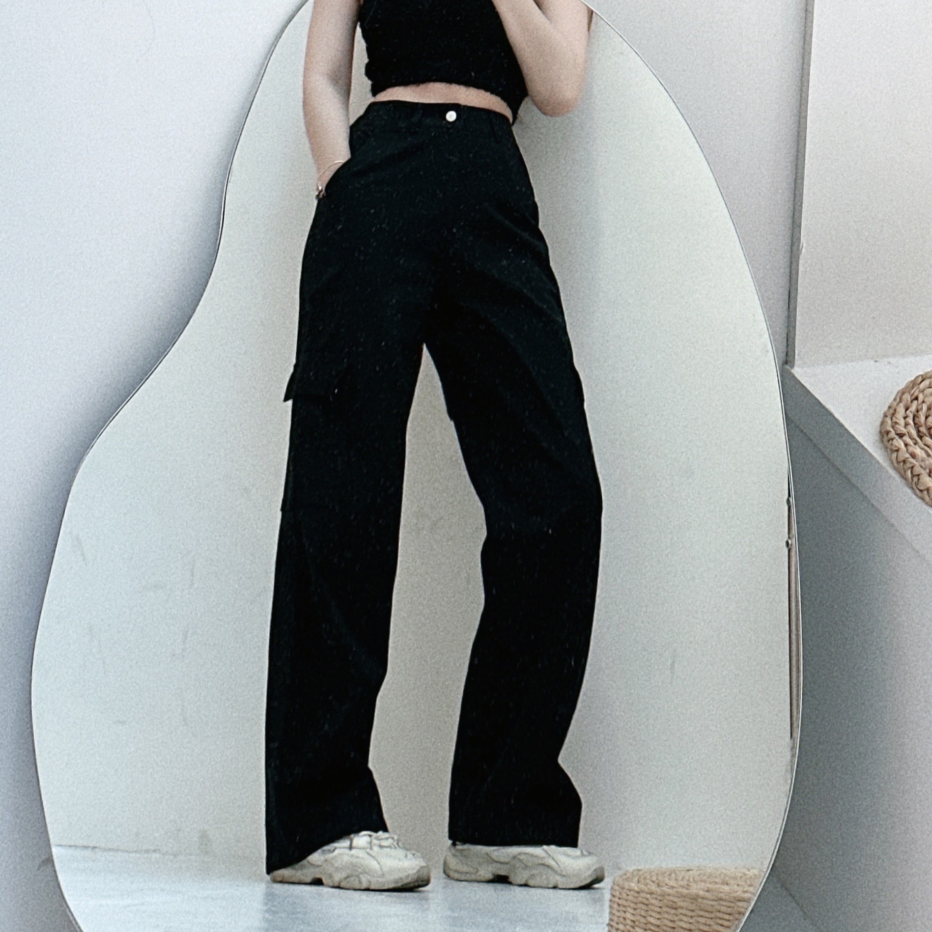 挺料休閒工裝長褲/三色