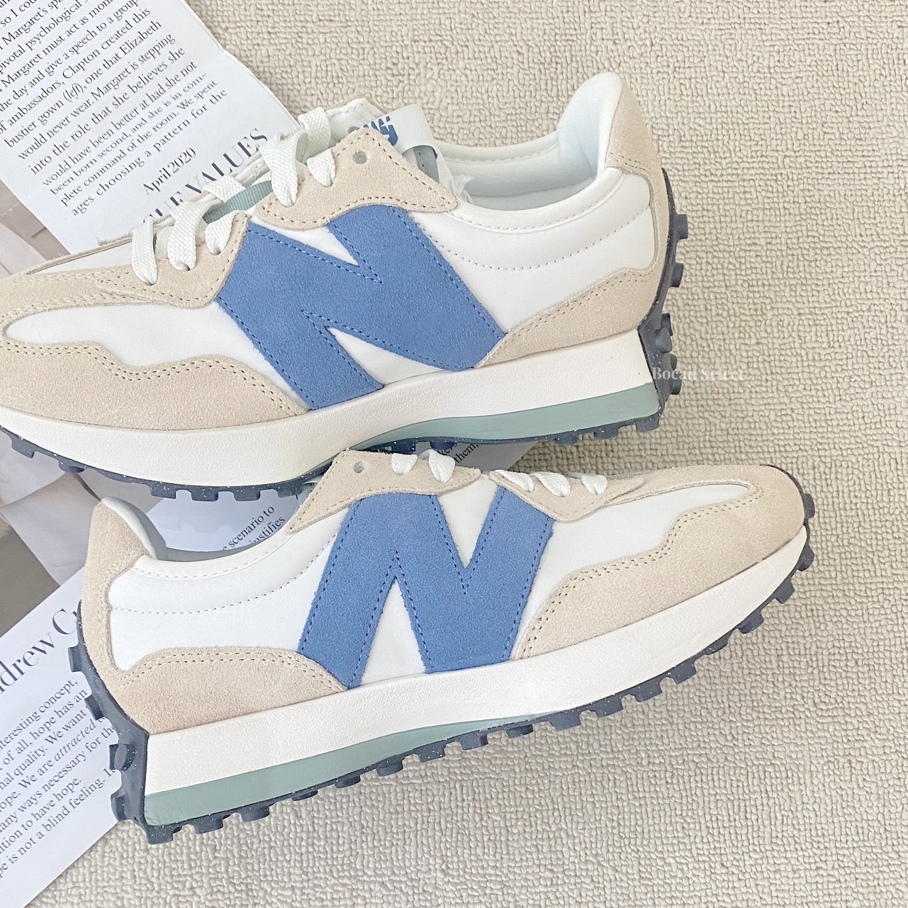 NB327  杏 藍色 (WS327PV)