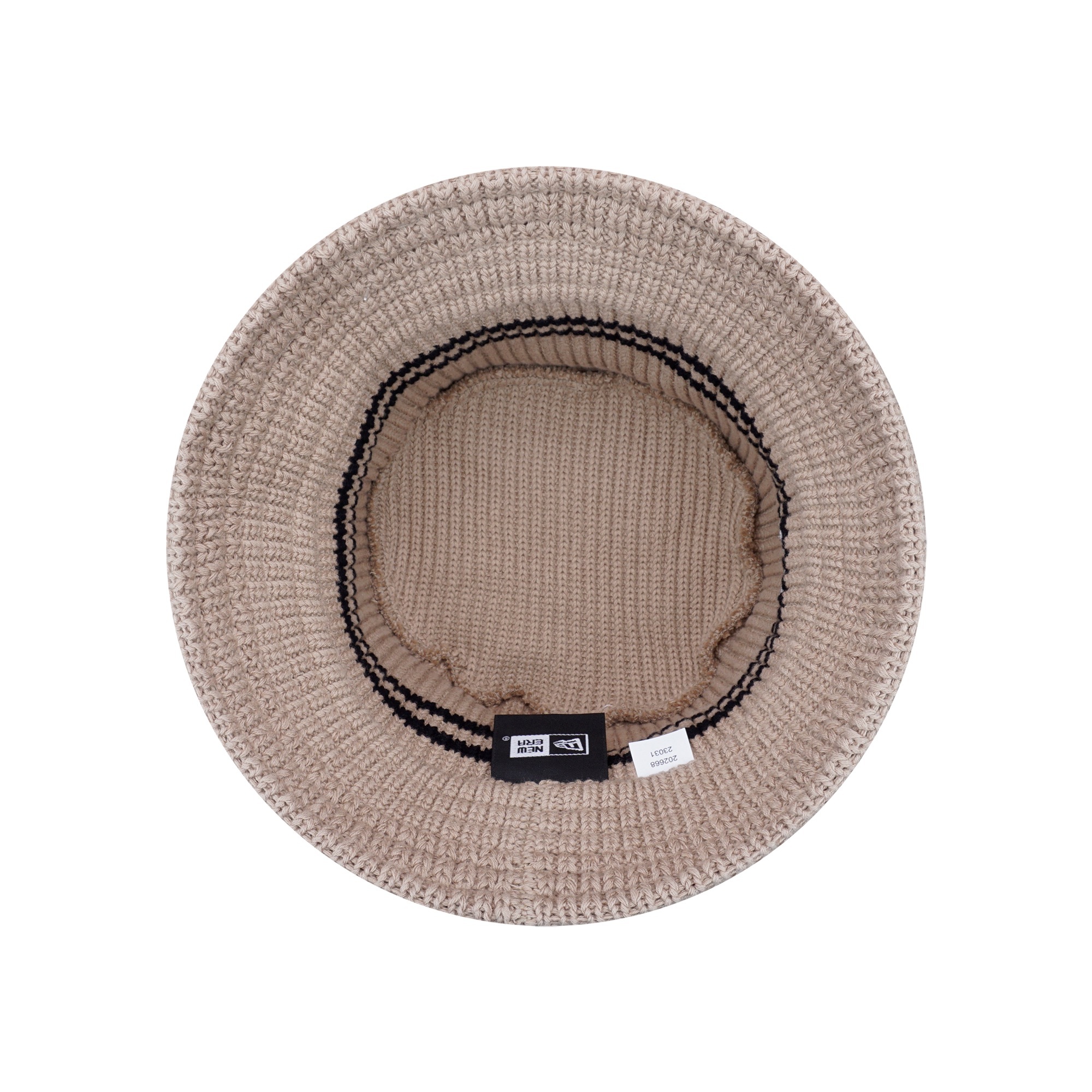 [New Era]★LINE KNIT BUCKET HAT NEW ERA(ニューエラ)/ KNIT BUCKET LINE -BEIGE- | E.S.P.