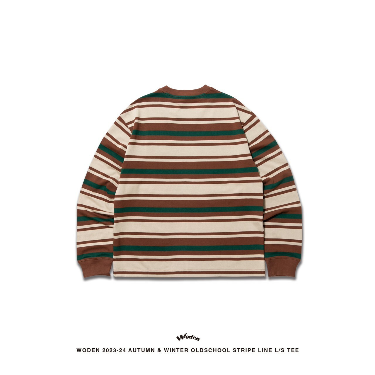 WODEN 2023-24 Autumn & Winter 002 Oldschool Stripe Line L/S Tee