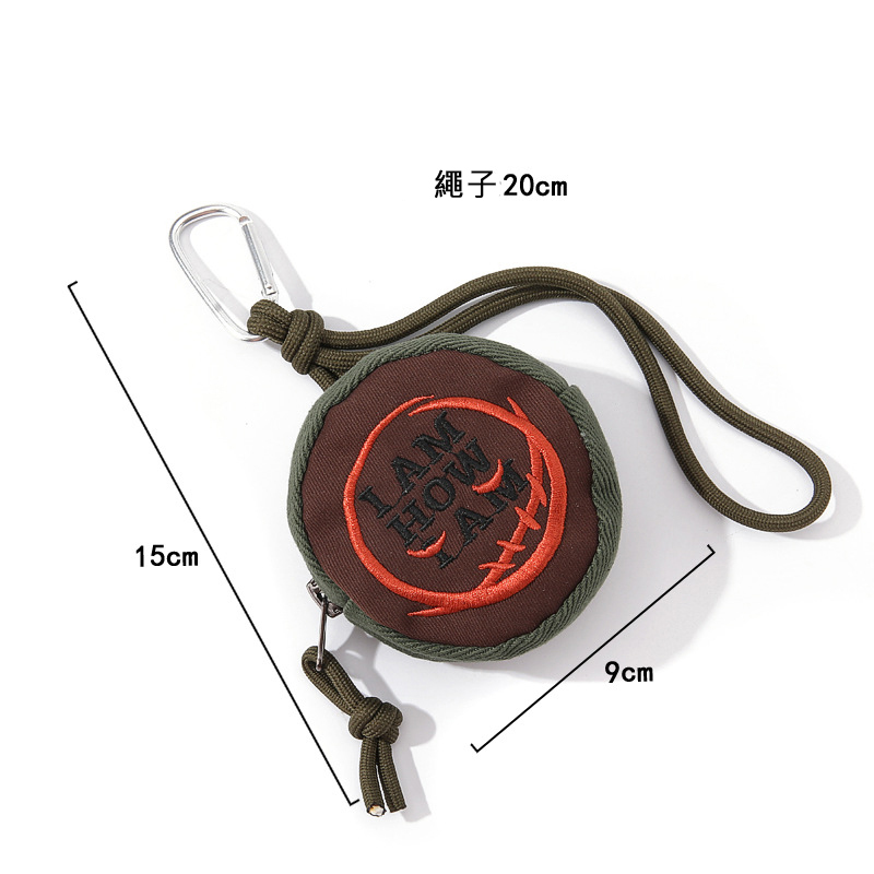 【SWMAY008】小惡魔鬼臉刺繡設計耳機包