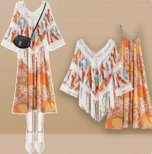 Summer ethnic style suit skirt