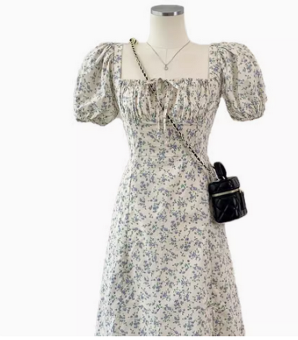 Chiffon floral dress