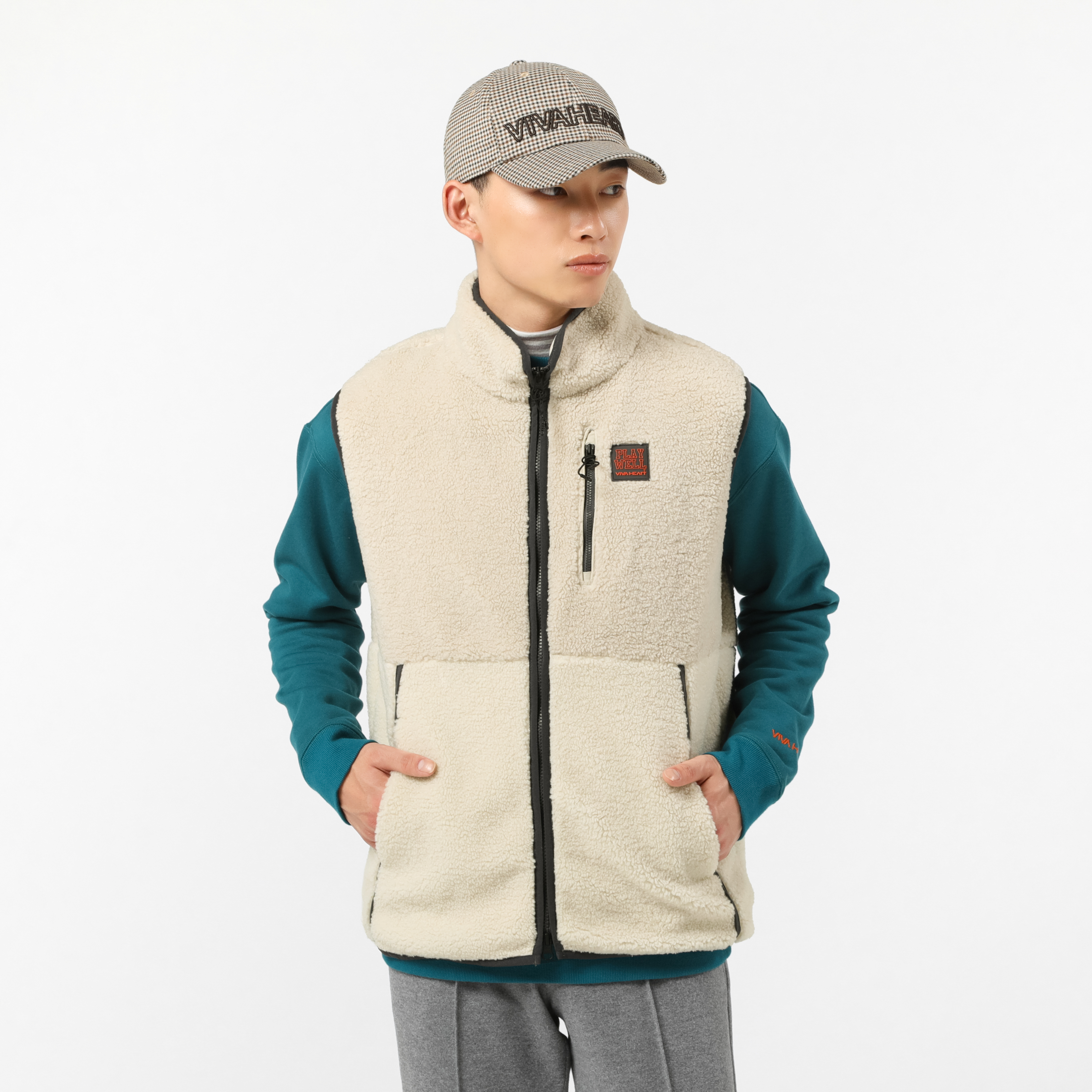 男士-羔羊毛背心