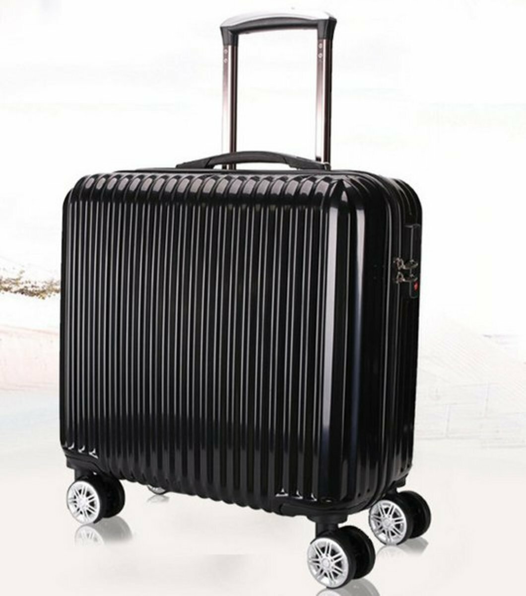 Short distance travel boarding luggage 18 inches (black)
