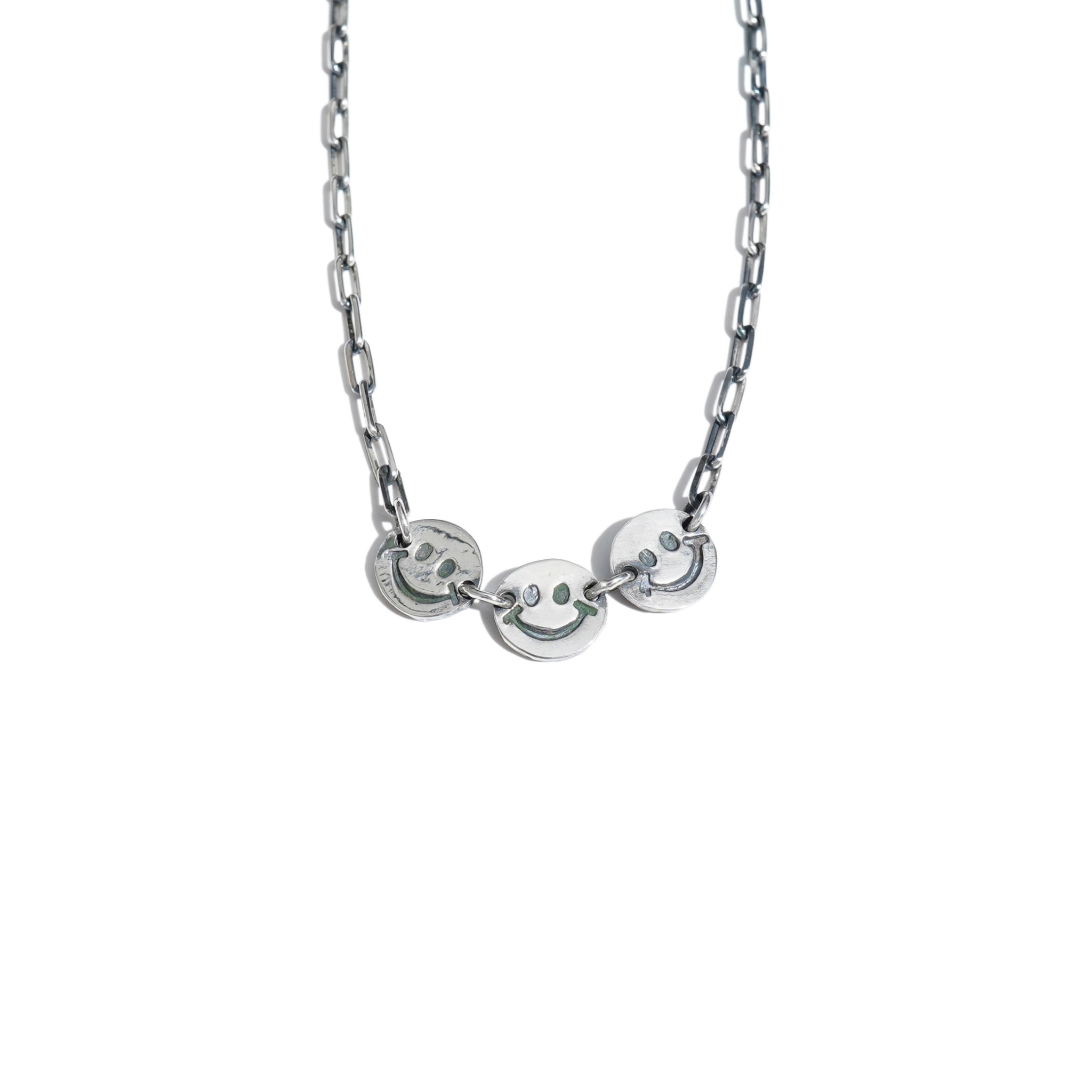 Munqa 3笑臉 項鍊