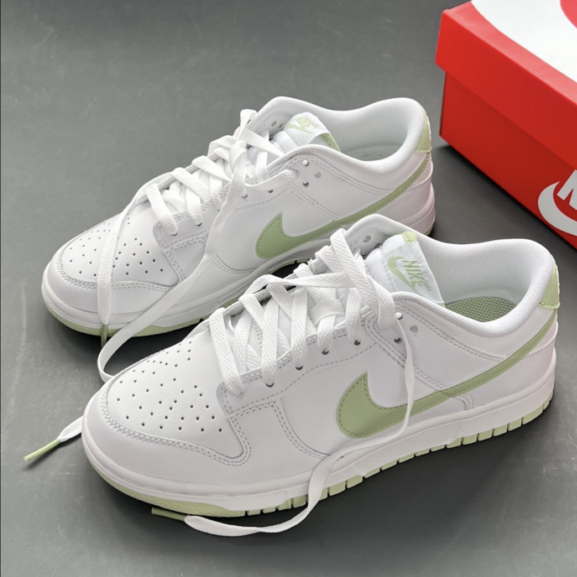 Nike Dunk Low Honeydew 哈密瓜 白綠色 低筒 男鞋