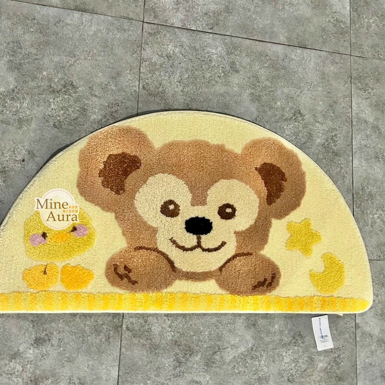 (限時特價) 達菲 Duffy 圖案 防滑 地墊 半圓 浴室地墊 -上海迪士尼樂園